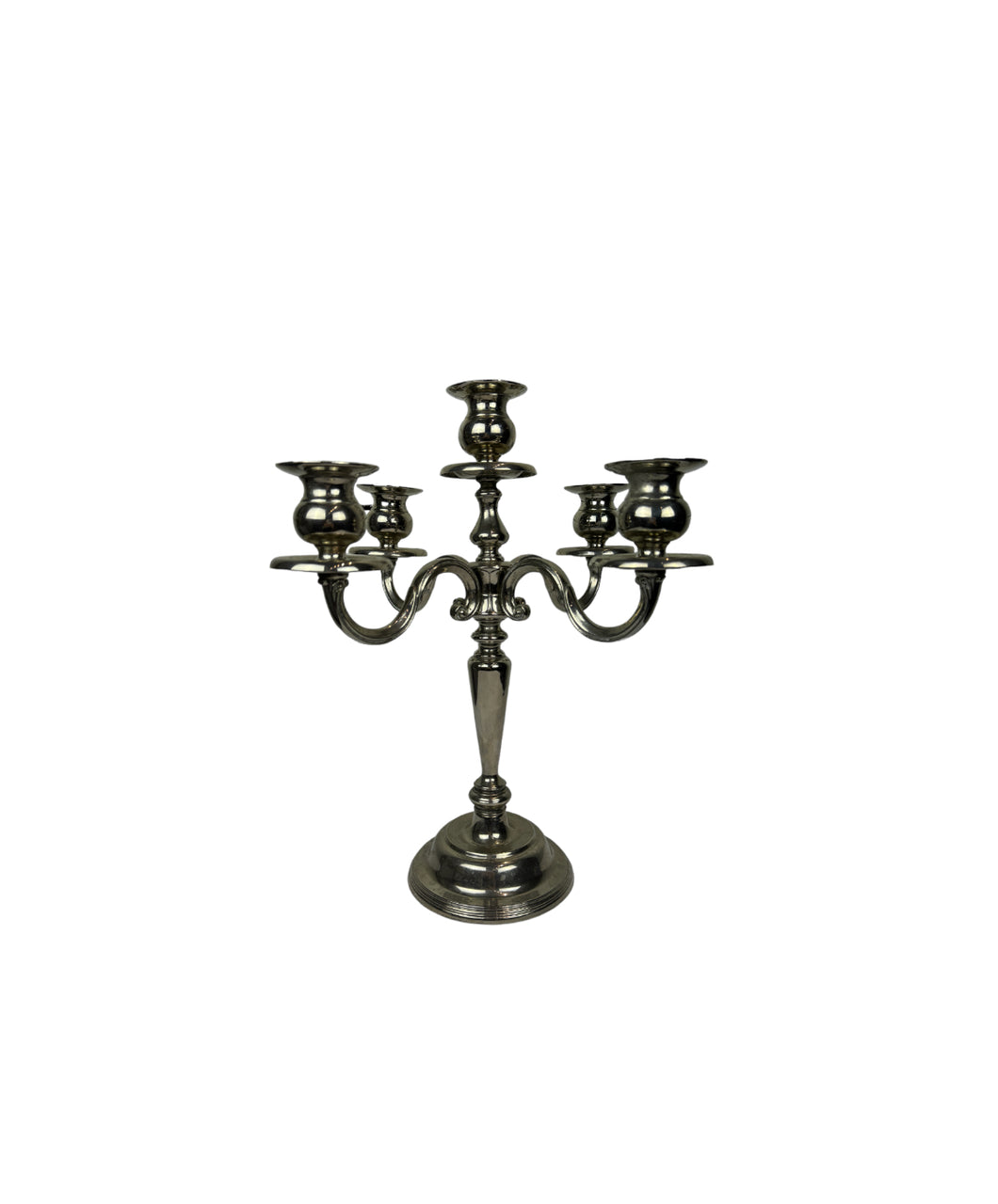 Vintage Silverplated 5 Candle Candelabra