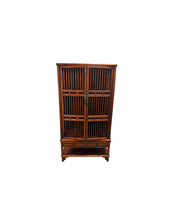 Load image into Gallery viewer, 19th Century Chinese Lattice Chicken Coop Kitchen Cupboard Cabinet or Bookcase
