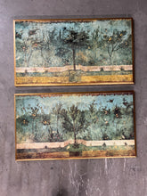 Load image into Gallery viewer, Chinoiserie Panels on a Gold Frame - Set of 2 Panels
