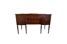 Load image into Gallery viewer, Hepplewhite Style 20th Century Reproduction Mahogany Server, Buffet, Sideboard, Credenza
