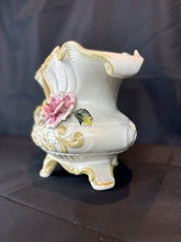 Load image into Gallery viewer, Vintage Large Capodimonte Hand Painted Flower Vase
