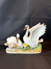 Load image into Gallery viewer, Vintage Capodimonte Nuova by Filli Savastano Double Doves with Flowers Figurine
