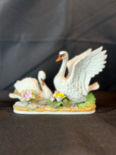 Load image into Gallery viewer, Vintage Capodimonte Nuova by Filli Savastano Double Doves with Flowers Figurine
