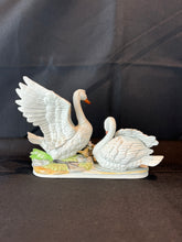 Load image into Gallery viewer, Vintage Capodimonte Nuova by Filli Savastano Double Doves with Flowers Figurine
