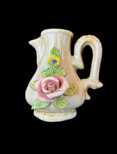 Load image into Gallery viewer, Vintage Italian Hand Painted Capodimonte Style Flower Pitcher Vase
