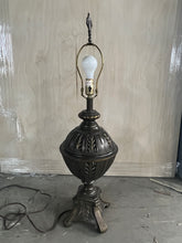 Load image into Gallery viewer, Vintage Bronze Sphere Lamp Base - shade not included
