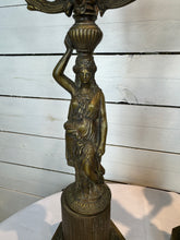 Load image into Gallery viewer, Empire Style Bronze Egyptian Figural Table/Desk/Accent Lamp
