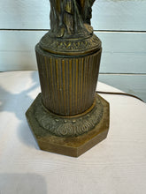 Load image into Gallery viewer, Empire Style Bronze Egyptian Figural Table/Desk/Accent Lamp
