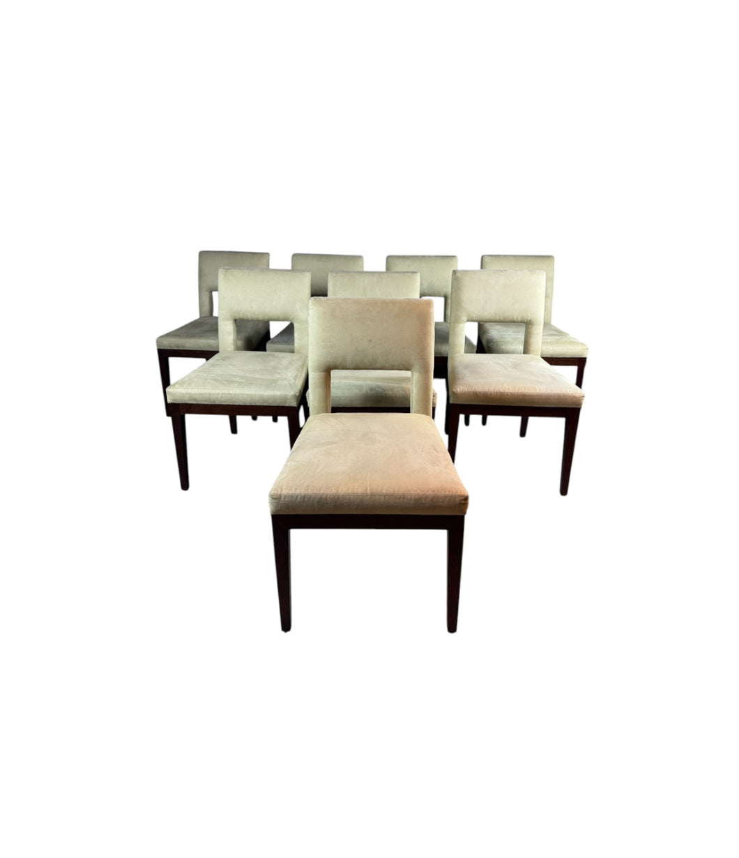 Directions Dining Chairs - Set of 8 - Greige Performance Fabric