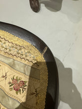 Load image into Gallery viewer, Antique Spindle Back Upholstered Chairs - sold as a set
