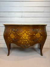 Load image into Gallery viewer, French Louis XV Bombe Commode with Marble Top, Ormolu Details
