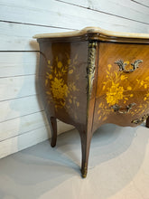 Load image into Gallery viewer, French Louis XV Bombe Commode with Marble Top, Ormolu Details
