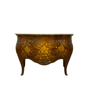 Load image into Gallery viewer, French Louis XV Bombe Commode with Marble Top, Ormolu Details
