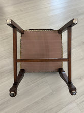 Load image into Gallery viewer, Victorian Carved Mahogany Clawfoot Extension Table with 6 Upholstered Chairs
