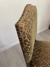Load image into Gallery viewer, Victorian Carved Mahogany Clawfoot Extension Table with 6 Upholstered Chairs
