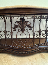 Load image into Gallery viewer, Pulaski Casa Cristina Collection Stone &amp; Wrought Iron Credenza Sideboard
