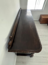 Load image into Gallery viewer, Victorian Carved Walnut Clawfoot Buffet Sideboard Credenza - Zipfel Furniture
