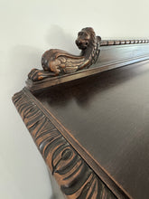 Load image into Gallery viewer, Victorian Carved Walnut Clawfoot Buffet Sideboard Credenza - Zipfel Furniture
