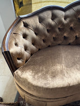 Load image into Gallery viewer, Marge Carson Natalia Sofa with Pillows Included in a Rich Mustard Gold Toned Upholstery
