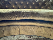 Load image into Gallery viewer, Marge Carson Natalia Sofa with Pillows Included in a Rich Mustard Gold Toned Upholstery
