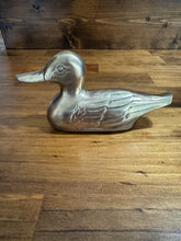 Load image into Gallery viewer, Vintage Brass Sitting Duck
