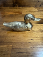 Load image into Gallery viewer, Vintage Brass Sitting Duck
