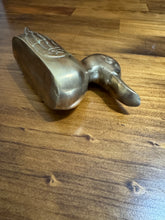 Load image into Gallery viewer, Vintage Brass Sitting Duck
