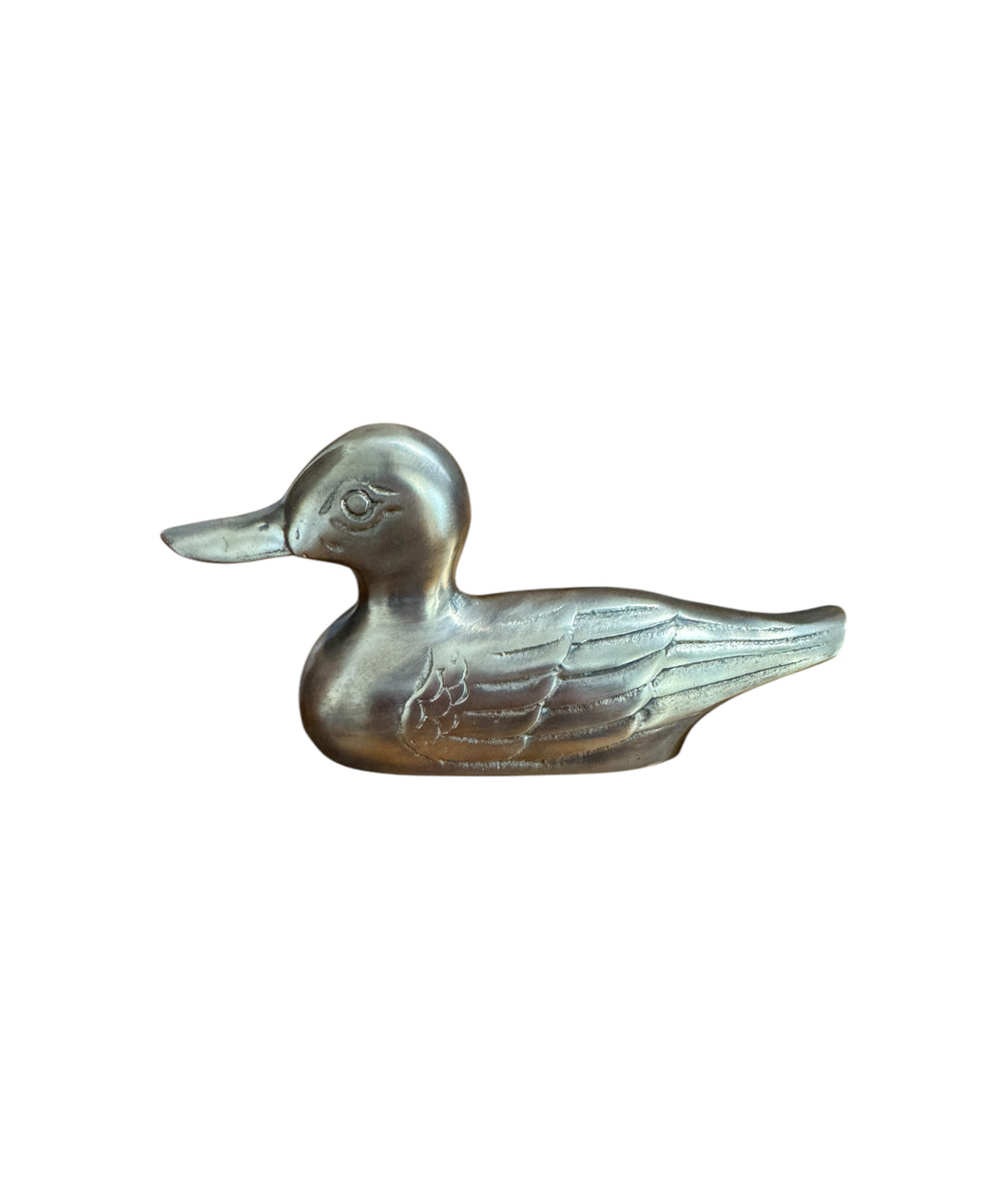 Vintage Brass Sitting Duck