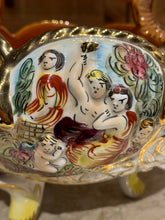 Load image into Gallery viewer, Hand Painted Capodimonte Porcelain Centerpiece, Decorative Bowl
