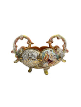 Load image into Gallery viewer, Hand Painted Capodimonte Porcelain Centerpiece, Decorative Bowl
