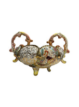 Load image into Gallery viewer, Hand Painted Capodimonte Porcelain Centerpiece, Decorative Bowl
