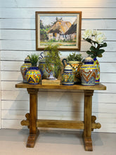 Load image into Gallery viewer, Large Vintage Talavera Mexican Pot with Handles
