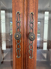 Load image into Gallery viewer, Thomasville Vintage Burlwood Breakfront China Cabinet
