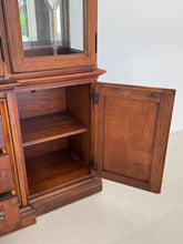 Load image into Gallery viewer, Thomasville Vintage Burlwood Breakfront China Cabinet
