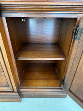 Load image into Gallery viewer, Thomasville Vintage Burlwood Breakfront China Cabinet
