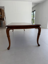 Load image into Gallery viewer, Thomasville Burl Oak British Gentry Collection Dining Table with Two Extension Leaves
