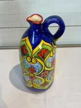 Load image into Gallery viewer, Italian Hand Painted Ceramic Bottle or Pitcher
