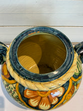 Load image into Gallery viewer, Large Vintage Talavera Mexican Pot with Handles
