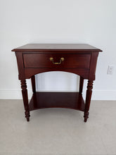 Load image into Gallery viewer, Vintage Ethan Allen Antique Mahogany Nightstand
