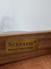Load image into Gallery viewer, Vintage Schnadig Mahogany Pedestal Round End Table or Drum Table
