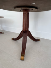 Load image into Gallery viewer, Vintage Schnadig Mahogany Pedestal Round End Table or Drum Table
