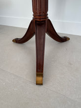 Load image into Gallery viewer, Vintage Schnadig Mahogany Pedestal Round End Table or Drum Table
