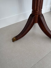 Load image into Gallery viewer, Vintage Schnadig Mahogany Pedestal Round End Table or Drum Table

