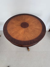 Load image into Gallery viewer, Vintage Schnadig Mahogany Pedestal Round End Table or Drum Table
