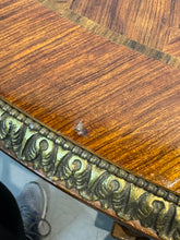 Load image into Gallery viewer, Bronze Ormolu Mounted Oval Marquetry End, Side or Accent Table
