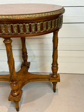 Load image into Gallery viewer, Bronze Ormolu Mounted Oval Marquetry End, Side or Accent Table
