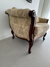 Load image into Gallery viewer, Vintage Ethan Allen Evette Sofa/Settee in Cream Nayeli Grade R Fabric
