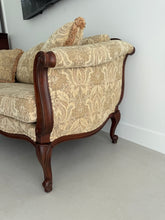 Load image into Gallery viewer, Vintage Ethan Allen Evette Sofa/Settee in Cream Nayeli Grade R Fabric
