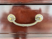 Load image into Gallery viewer, Vintage Ethan Allen Tall Chest / Lingerie Chest / Chiffoniere - Sable Medallion
