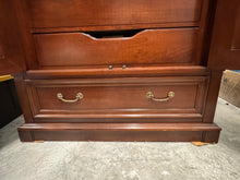 Load image into Gallery viewer, Vintage Ethan Allen Sable Medallion Armoire
